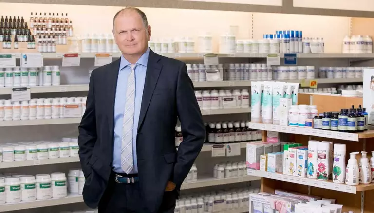 Embracing change in Ottawa | Picture of harmacist/Owner Kent MacLeod, who founded NutriChem in 1981 and it's still thriving - The Canadian Foundation For Pharmacy