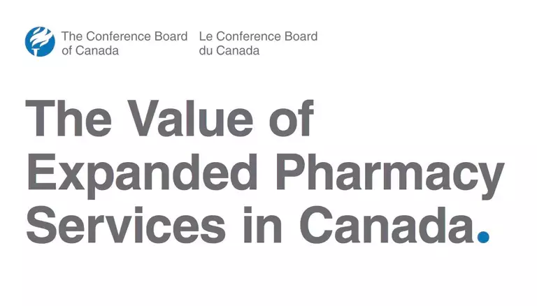 Cover Image for the report called The Value of Expanded Pharmacy Services in Canada - The Canadian Foundation For Pharmacy
