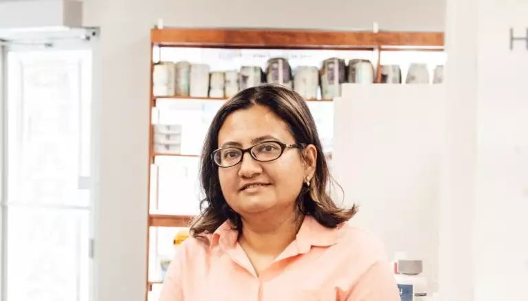 Embracing Change in Winnipeg | Picture of ajra Mirza, owner of Rossmere Pharmacy in Winnipeg, Manitoba - The Canadian Foundation For Pharmacy