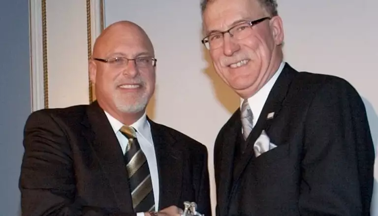 Remembering Ray Joubert | Picture of Ray (right) was CFP's Pillar of Pharmacy winner in 2007 - The Canadian Foundation For Pharmacy