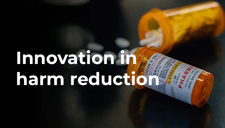 2024 April Pharmacy Forum | Innovation in harm reduction banner - Canadian Foundation for Pharmacy
